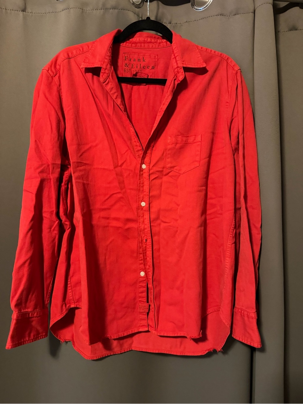 Frank & Eileen Bright Red Classic Button-Down Shirt